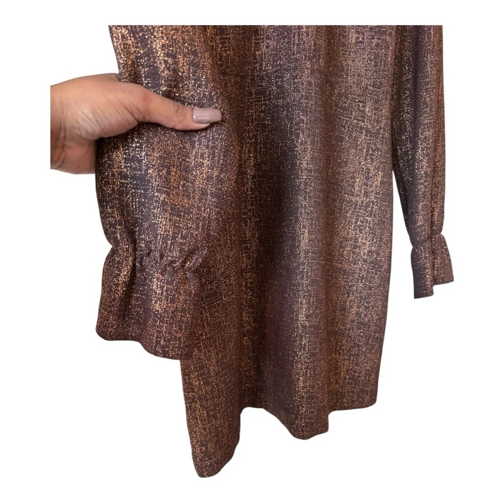 Reformation Mini Copper Open Back Dress Size S - Picture 4 of 9